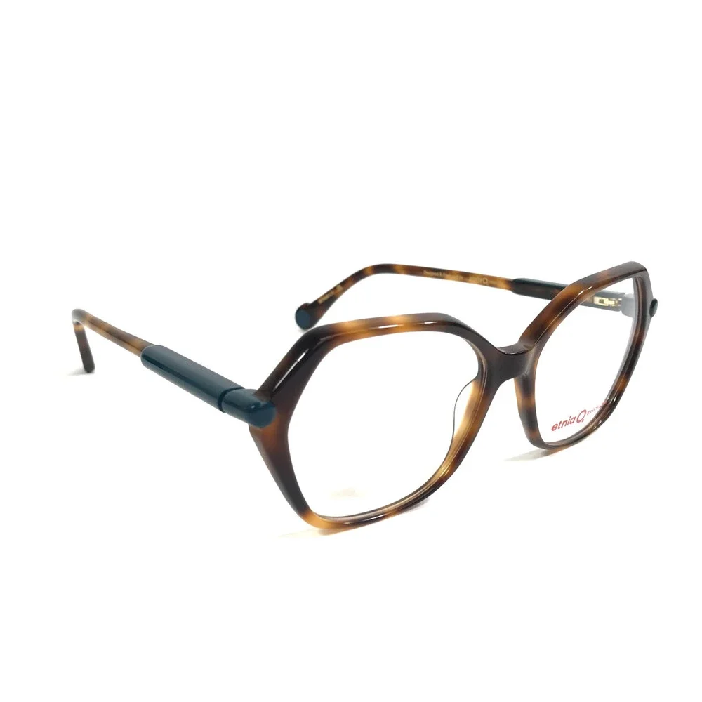 Etnia Barcelona Eyeglasses Frames CIANE HV Havana Geometric Full Rim 53-15-138